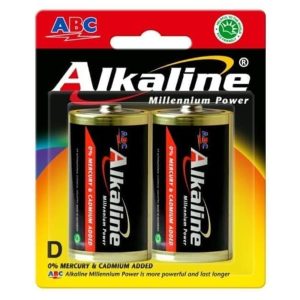 ABC (Battery) Baterai Alkaline D LR-20 2B 1carton(24packs/48pcs)