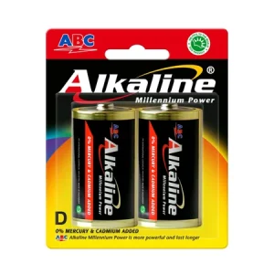 ABC Alkaline LR20 2 Baterai (D Size)