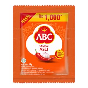 ABC Saus Sambal Sachet Asli 15g 1pack(10pcs)