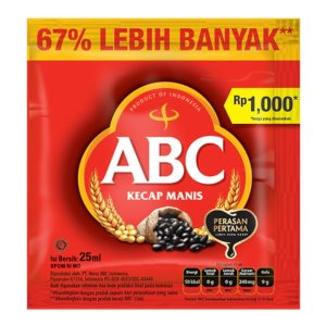 ABC Kecap Manis Sachet 25ml 1carton(144pcs)